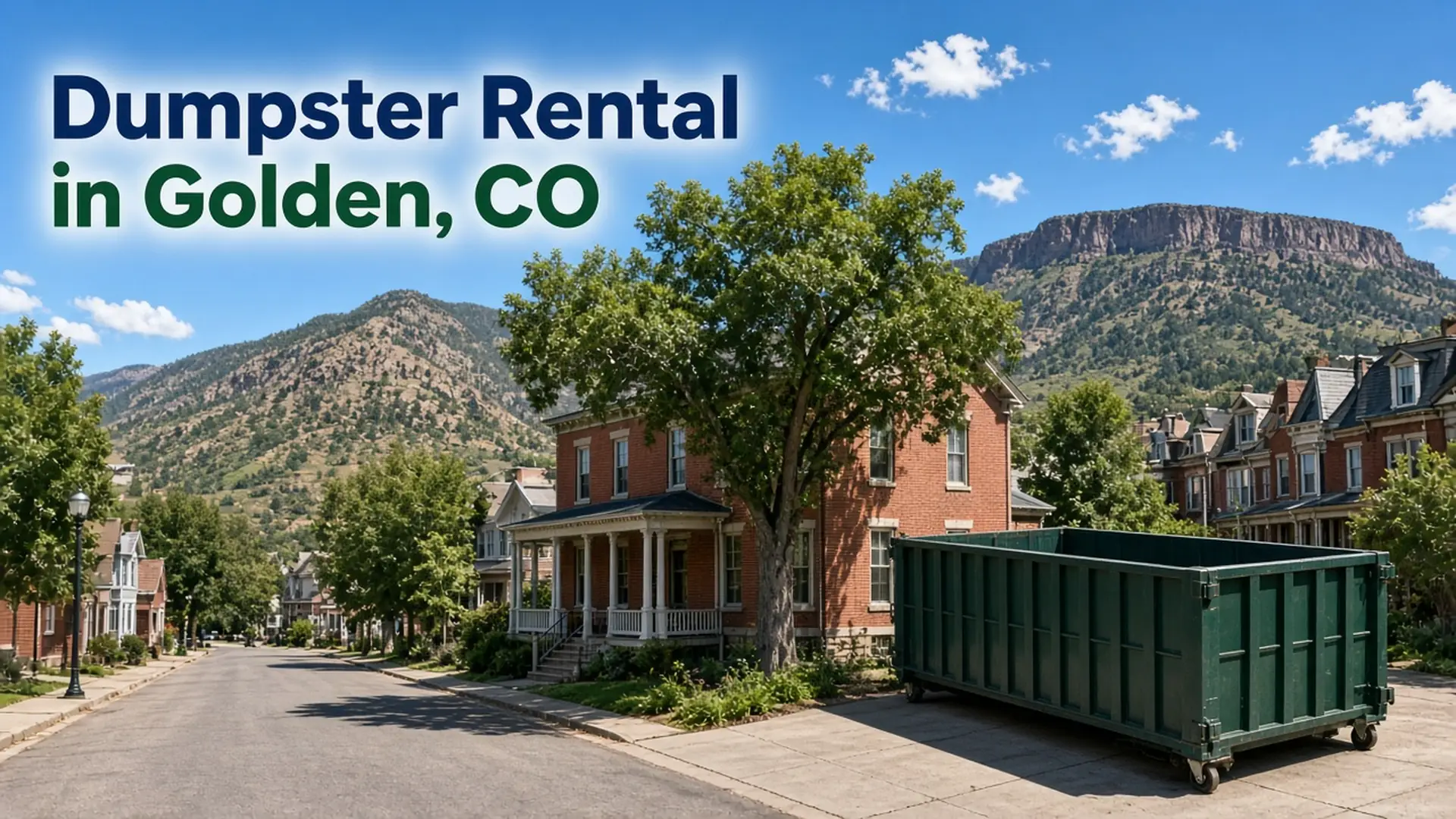 Roll-off dumpster rental in Golden, Colorado